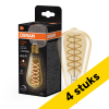 Aanbieding: 4x Osram LED lamp E27 | Edison ST64 | Vintage 1906 | Filament | Goud | 2400K | Dimbaar | 8.8W (60W) LOS02546 - 1