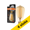 Aanbieding: 4x Osram LED lamp E27 | Edison ST64 | Vintage 1906 | Goud | 2200K | Dimbaar | 5.8W (40W) LOS00508 - 1