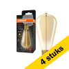 Aanbieding: 4x Osram LED lamp E27 | Edison ST64 | Vintage 1906 Magnetic | Goud | 2700K | 2.2W (12W) LOS00534 - 1