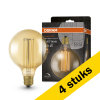 Aanbieding: 4x Osram LED lamp E27 | Globe G125 | Vintage 1906 | Goud | 2200K | Dimbaar | 5.8W (40W) LOS00522 - 1