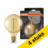 Aanbieding: 4x Osram LED lamp E27 | Globe G125 | Vintage 1906 | Goud | 2200K | Dimbaar | 8.8W (60W) LOS00524 - 1