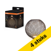 Aanbieding: 4x Osram LED lamp E27 | Globe G125 | Zwart | Filament | 2700K | 3.5W (28W) LOS00789 - 1