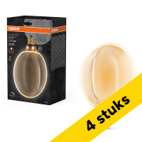 Osram Aanbieding: 4x Osram LED lamp E27 | Globe G180 | Vintage 1906 | Filament | Goud | 1800K | Dimbaar | 4W (22W)  LOS01756