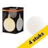 Aanbieding: 4x Osram LED lamp E27 | Globe G200 | Mat | 2700K | Dimbaar | 7.3W (60W)
