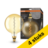Aanbieding: 4x Osram LED lamp E27 | Globe G200 | Vintage 1906 Spiral | Goud | 2200K | Dimbaar | 4.8W (37W) LOS00506 - 1