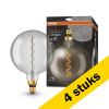 Aanbieding: 4x Osram LED lamp E27 | Globe G200 | Vintage 1906 Spiral | Smoke | 1800K | Dimbaar | 4.8W (16W) LOS00474 - 1