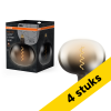 Aanbieding: 4x Osram LED lamp E27 | Globe G220 | Vintage 1906 | Filament | Smoke | 1800K | 4.5W (15W) LOS01728 - 1