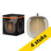 Aanbieding: 4x Osram LED lamp E27 | Globe G250 | Vintage 1906 | Filament | Smoke | 1800K | 4W (10W) LOS01528 - 1