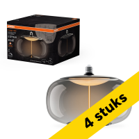 Osram Aanbieding: 4x Osram LED lamp E27 | Globe G300 | Vintage 1906 | Filament | Smoke | 1800K | Dimbaar | 12W (32W)  LOS01746