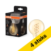 Aanbieding: 4x Osram LED lamp E27 | Globe G80 | Goud | Filament | 2200K | Dimbaar | 8W (60W) LOS00839 - 1