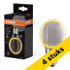 Aanbieding: 4x Osram LED lamp E27 | Globe G80 | Vintage 1906 | Filament | Smoke | 1800K | Dimbaar | 4W (12W) LOS01766 - 1
