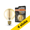 Aanbieding: 4x Osram LED lamp E27 | Globe G80 | Vintage 1906 | Goud | 2200K | Dimbaar | 8.8W (60W) LOS00516 - 1