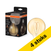 Aanbieding: 4x Osram LED lamp E27 | Globe G95 | Goud | Filament | 2200K | Dimbaar | 8W (60W) LOS00851 - 1