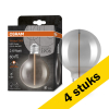 Aanbieding: 4x Osram LED lamp E27 | Globe G95 | Vintage 1906 Magnetic | Smoke | 1800K | 2.2W (6W) LOS00542 - 1