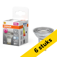 Aanbieding: 6x Osram GU10 LED spot | 4000K | Dimbaar | 2.4W (35W) LOS01920