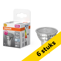 Aanbieding: 6x Osram GU10 LED spot | 4000K | Dimbaar | 3.7W (50W) LOS01924