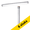 Aanbieding: 6x Osram LED TL armatuur 126 cm | incl. TL buis | 4000K | 3000 lumen | IP65 | 30W LOS02044 - 1