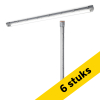 Aanbieding: 6x Osram LED TL armatuur 156 cm | incl. TL buis | 4000K | 1900 lumen | IP65 | 19W LOS02024 - 1