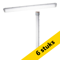 Aanbieding: 6x Osram LED TL armatuur 156 cm | incl. TL buis | 4000K | 3800 lumen | IP65 | 38W LOS02048