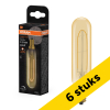 Aanbieding: 6x Osram LED lamp E14 | Buis | Vintage 1906 | Filament | Goud | 2200K | Dimbaar | 2.8W (25W) LOS02556 - 1