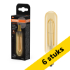 Aanbieding: 6x Osram LED lamp E14 | Buis | Vintage 1906 | Filament | Goud | 2200K | Dimbaar | 4.8W (36W) LOS02558 - 1