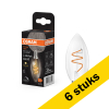 Aanbieding: 6x Osram LED lamp E14 | Kaars B35 | Helder | Filament | 2700K | Dimbaar | 3.1W (28W) LOS00867 - 1