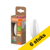Aanbieding: 6x Osram LED lamp E14 | Kaars B35 | Mat | 2700K | 2.2W (40W) LOS00967 - 1