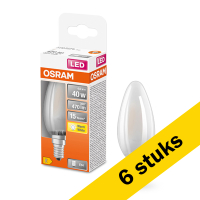 Osram Aanbieding: 6x Osram LED lamp E14 | Kaars B35 | Mat | 2700K | 4W (40W)  LOS00153