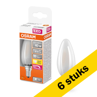 Aanbieding: 6x Osram LED lamp E14 | Kaars B35 | Mat | 2700K | Dimbaar | 4.8W (40W) LOS00139