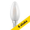 Aanbieding: 6x Osram LED lamp E14 | Kaars B35 | Mat | 4000K | 4W (40W) LOS01198 - 1