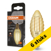 Aanbieding: 6x Osram LED lamp E14 | Kaars B35 | Vintage 1906 | Filament | Goud | 2400K | 2.5W (22W) LOS01484 - 1