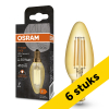 Aanbieding: 6x Osram LED lamp E14 | Kaars B35 | Vintage 1906 | Filament | Goud | 2400K | 4W (35W) LOS01476 - 1