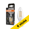 Aanbieding: 6x Osram LED lamp E14 | Kaars B35 | Vintage 1906 Spiral | Helder | 2700K | Dimbaar | 4.8W (40W) LOS00462 - 1