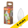 Aanbieding: 6x Osram LED lamp E14 | Kaars B37 | Mat | 2700K | 3.3W (25W) LOS01286 - 1