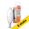 Aanbieding: 6x Osram LED lamp E14 | Kaars B39 | Mat | 6500K | 7.5W (60W) LOS01218 - 1