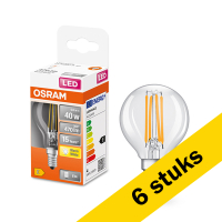 Osram Aanbieding: 6x Osram LED lamp E14 | Kogel P45 | Filament | Helder | 2700K | 4W (40W)  LOS00189