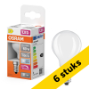 Aanbieding: 6x Osram LED lamp E14 | Kogel P45 | Mat | 4000K | Dimbaar | 5.9W (60W) LOS01228 - 1