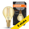 Aanbieding: 6x Osram LED lamp E14 | Kogel P45 | Vintage 1906 | Filament | Goud | 2400K | 4W (35W)