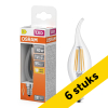 Aanbieding: 6x Osram LED lamp E14 | Sierkaars C35T | Filament | 2700K | 3.4W (40W) LOS01800 - 1