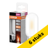 Aanbieding: 6x Osram LED lamp E27 | Buis | Mat | 1800K | 1W LOS02436 - 1