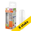 Aanbieding: 6x Osram LED lamp E27 | Buislamp T37 | Mat | 4000K | 9.5W (75W) LOS01324 - 1