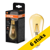 Aanbieding: 6x Osram LED lamp E27 | Edison ST64 | Filament | Goud | 2400K | 4W (35W) LOS01486 - 1