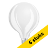 Aanbieding: 6x Osram LED lamp E27 | Globe G124 | Mat | 4000K | 17W (150W) LOS01436 - 1