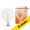 Aanbieding: 6x Osram LED lamp E27 | Globe G125 | Filament | Helder | 2700K | 7W (60W) LOS01428 - 1