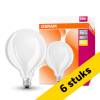 Aanbieding: 6x Osram LED lamp E27 | Globe G125 | Mat | 2700K | 11W (100W) LOS01432 - 1