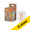 Aanbieding: 6x Osram LED lamp E27 | Globe G80 | Ultra Efficient | Filament | 2700K | 2.2W (40W) LOS00993 - 1