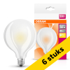 Aanbieding: 6x Osram LED lamp E27 | Globe G95 | Mat | 2700K | 11W (100W) LOS01420 - 1