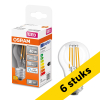 Aanbieding: 6x Osram LED lamp E27 | Kogel P45 | Filament | Helder | 6500K | 4W (40W) LOS01240 - 1