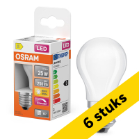 Aanbieding: 6x Osram LED lamp E27 | Kogel P45 | Filament | Mat | 2700K | Dimbaar | 1.8W (25W) LOS01876