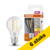 Aanbieding: 6x Osram LED lamp E27 | Peer A60 | Filament | 2200-2700K | Dimbaar | 7W (60W)